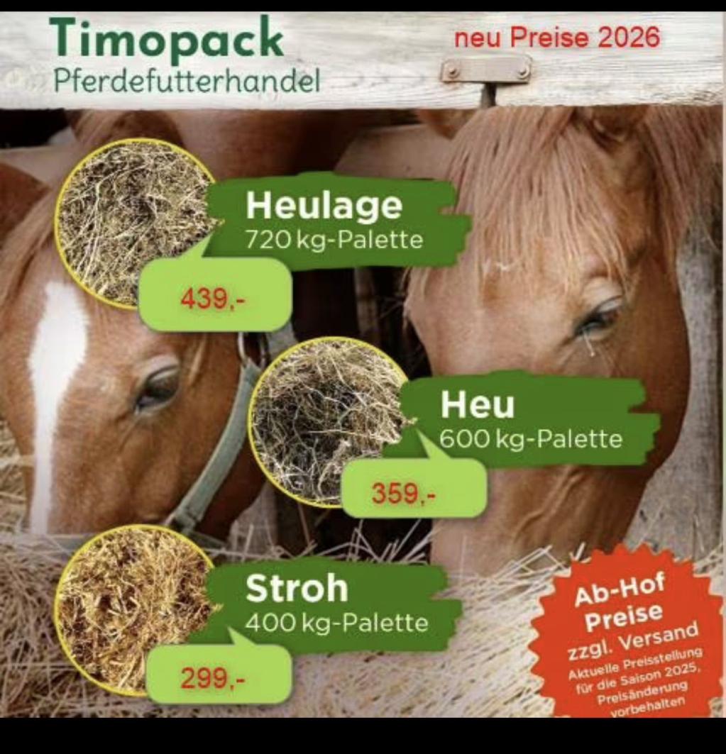 Timo Pack Preise ab Oktober 2026